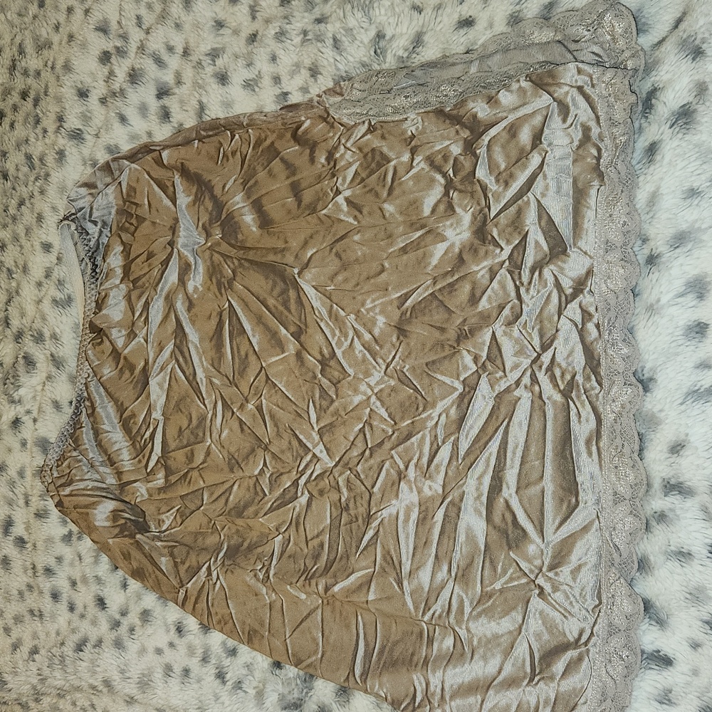 Vintage lace trim slip